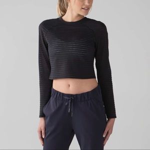 Lululemon Uncovered Long Sleeve, black